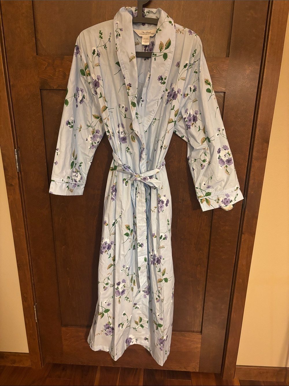 New Vermont Country Store Portuguese Cotton Robe - M